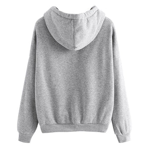 Gray Love Hoodie