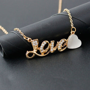 Gold Love Necklace